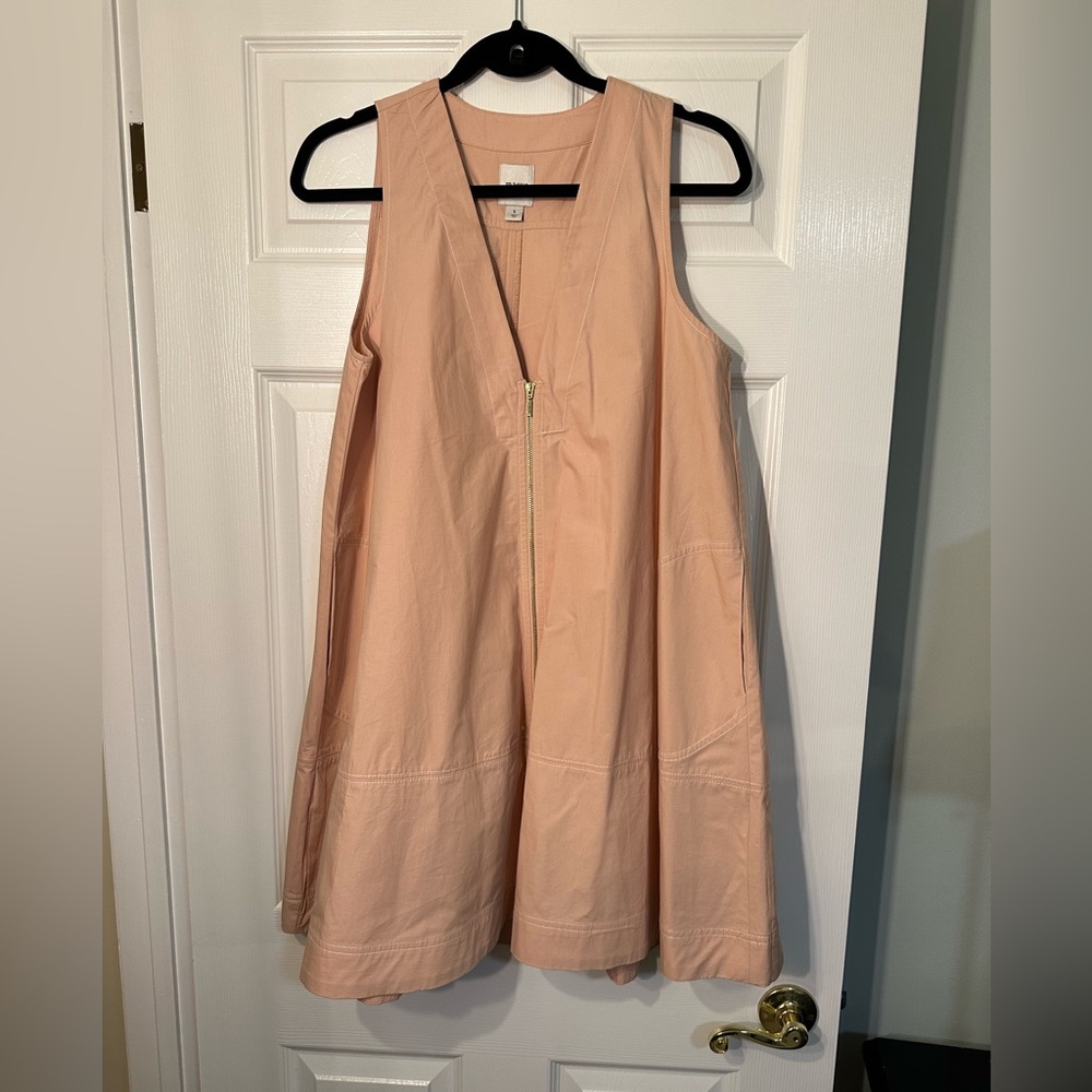 Maeve Light Pink Dress with Front Zipper